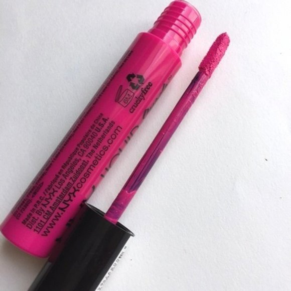 NYX Liquid Suede Cream Lipstick Pink Lust/Passion Rose - Picture 2 of 4